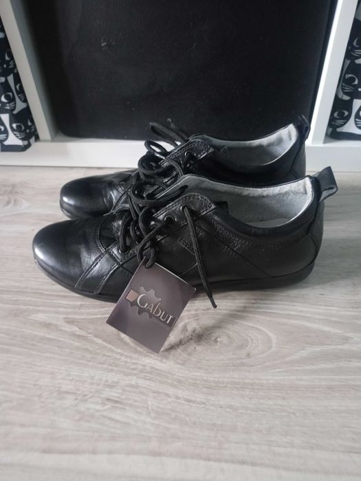 Buty skórzane męskie