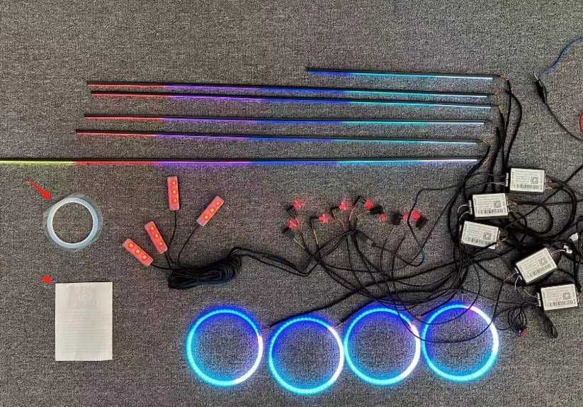 Преміум якіста Контурна підсвітка авто 6в1/18в1 Ambient Light Symphony