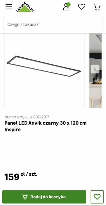 Led lampy 2 sztuki