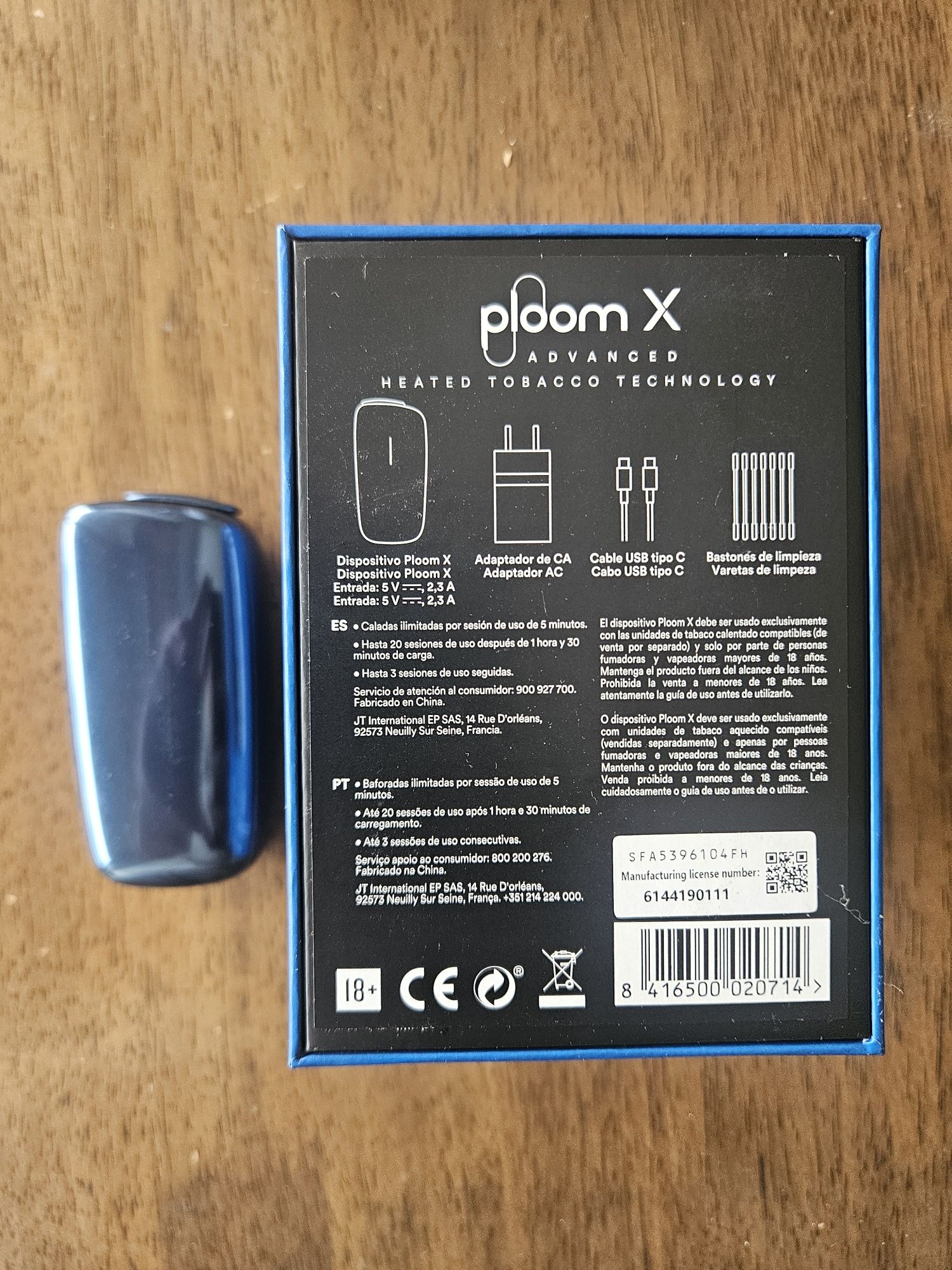 Kit Ploom Azul metálico 2nd generation
