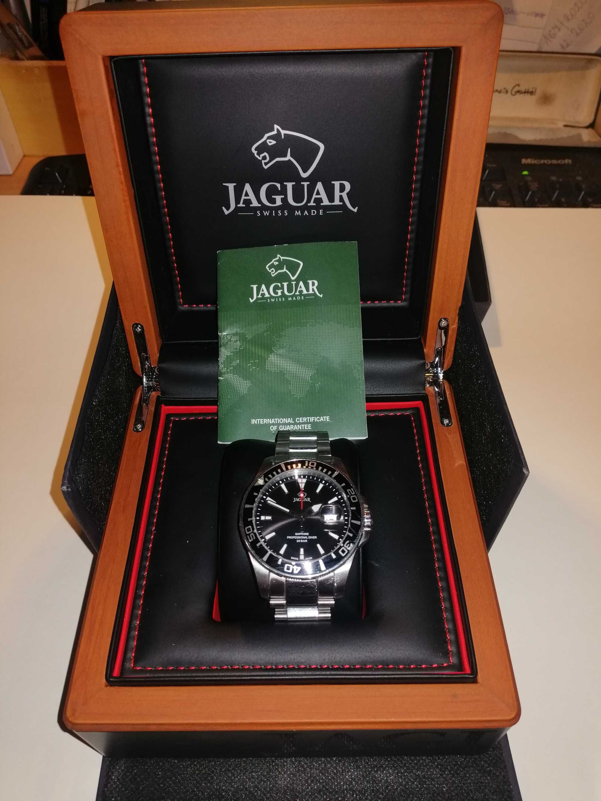 Zegarek Jaguar J860 srebrna bransoleta