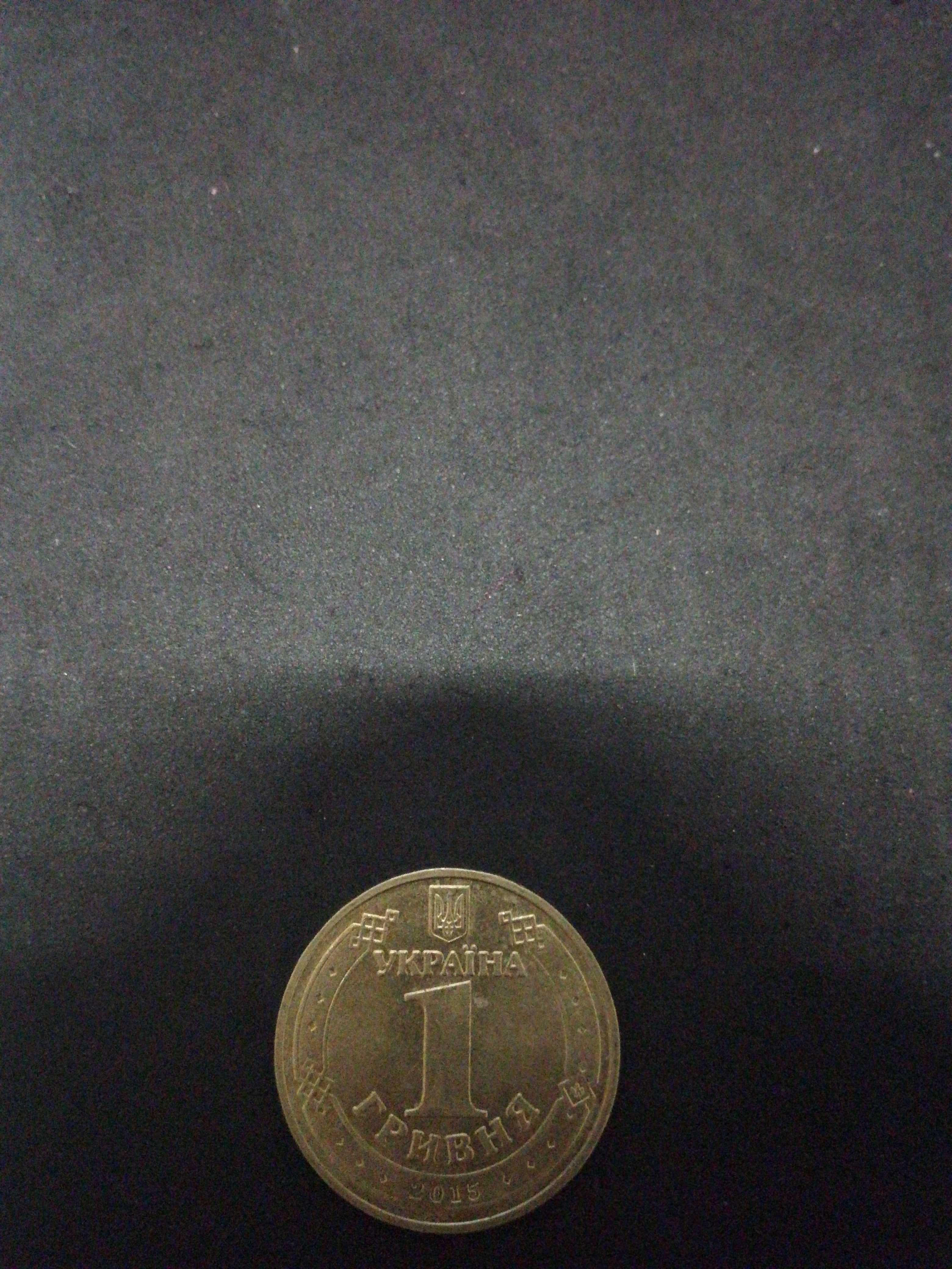 Монета 1 гривна 2015 года