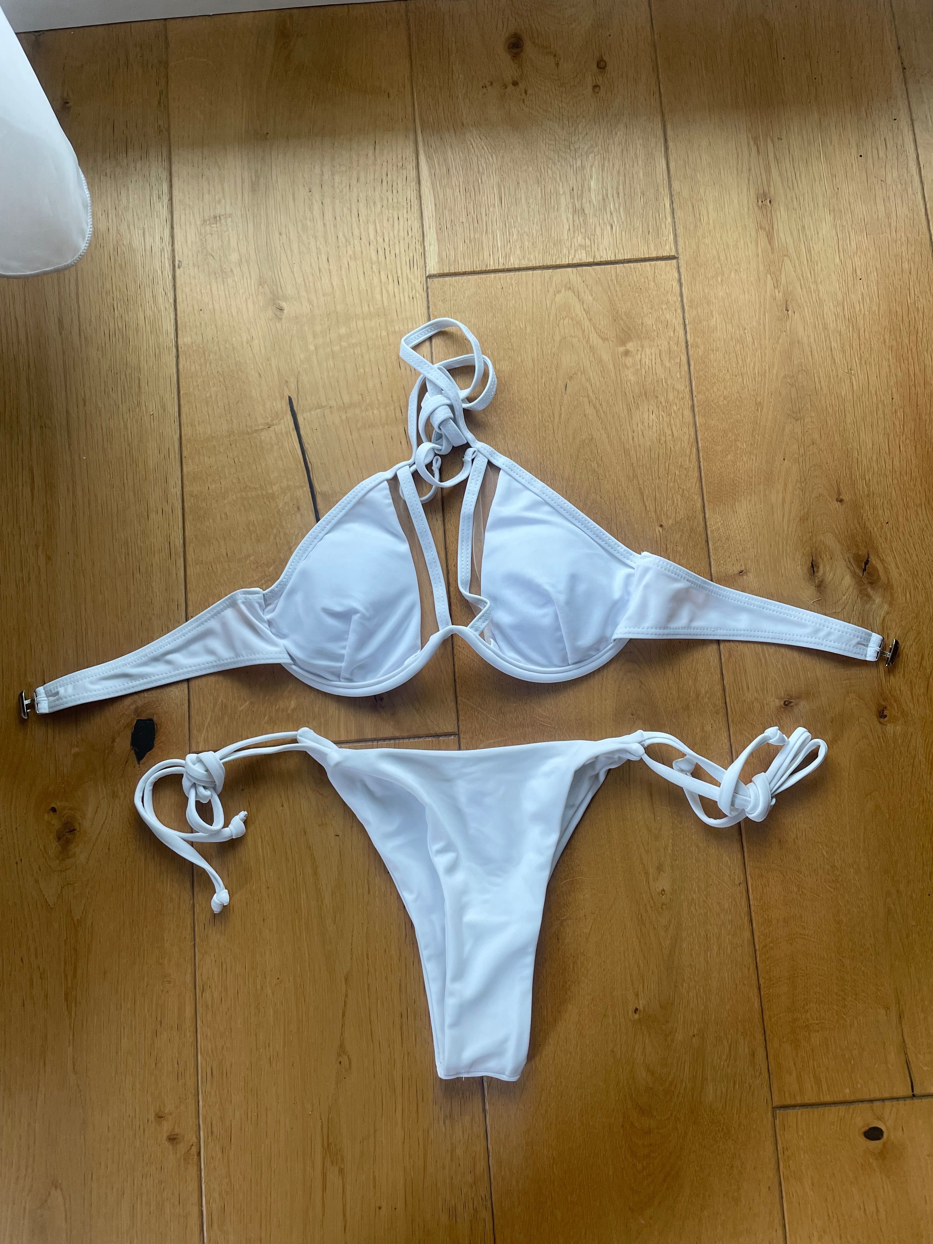 Białe bikini nowe