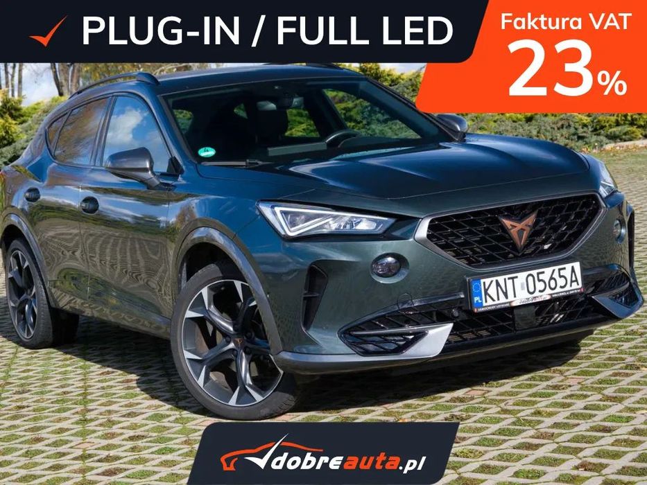 Cupra Formentor FV-23%, Plug-in, LED, ład. indukcyjna, kamera cofania, 86178 zł netto