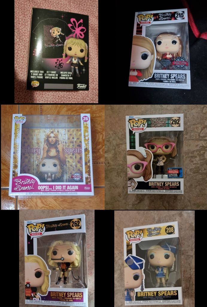 Funko pop : Britney Spears #26 #90 #208 #215 #262 #292