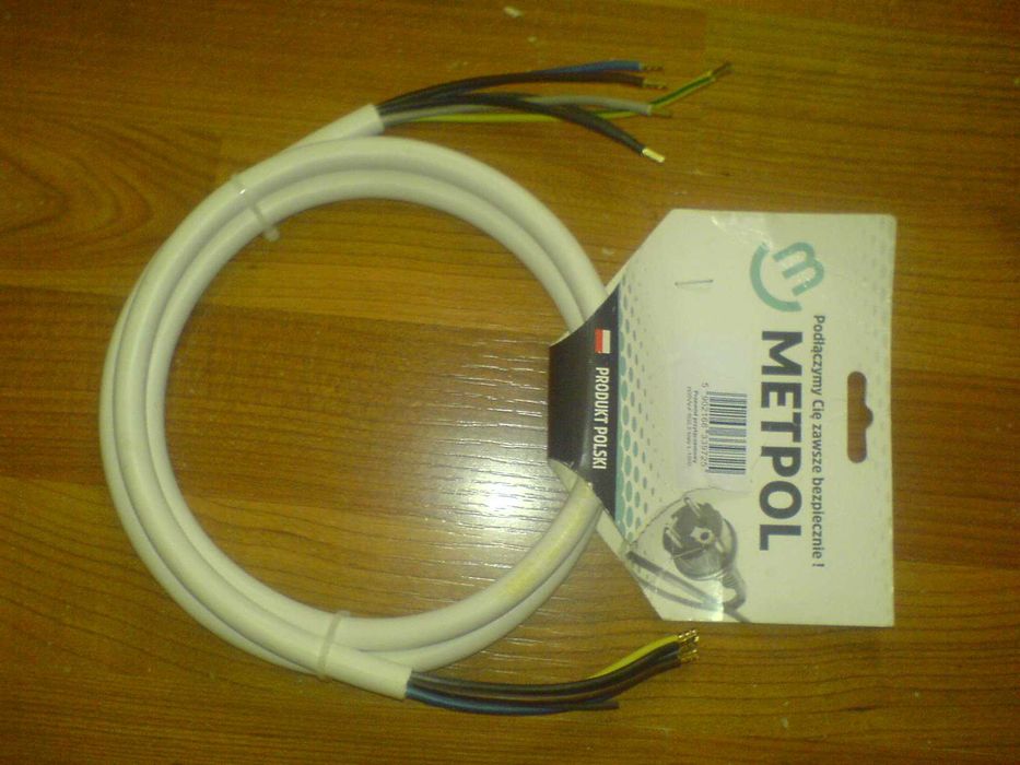 Przewód Przyłączeniowy H05VV-F 5G2,5, L=1500 5x2,5 mm² NOWY Nieużywany