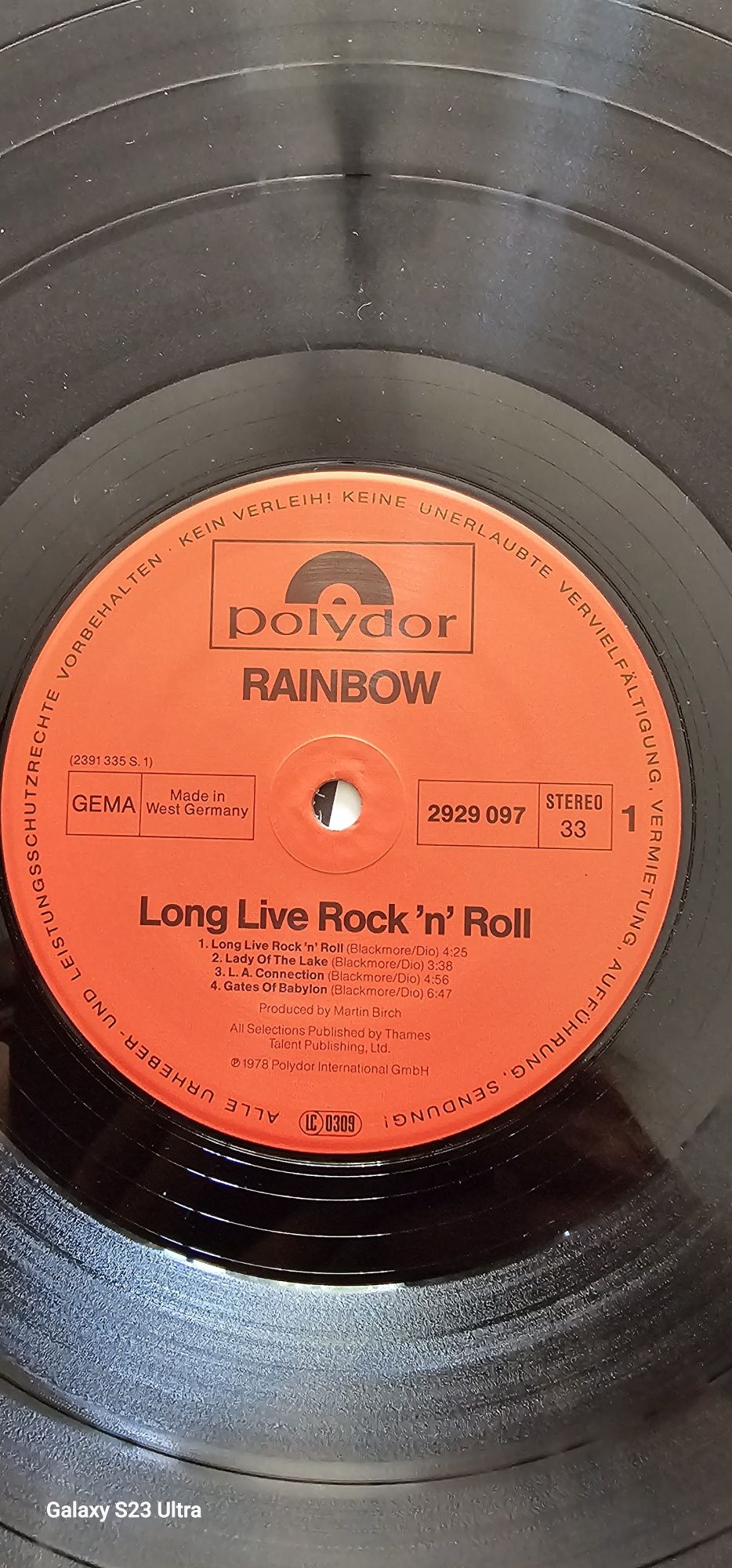 Rainbow long live rock'n'roll