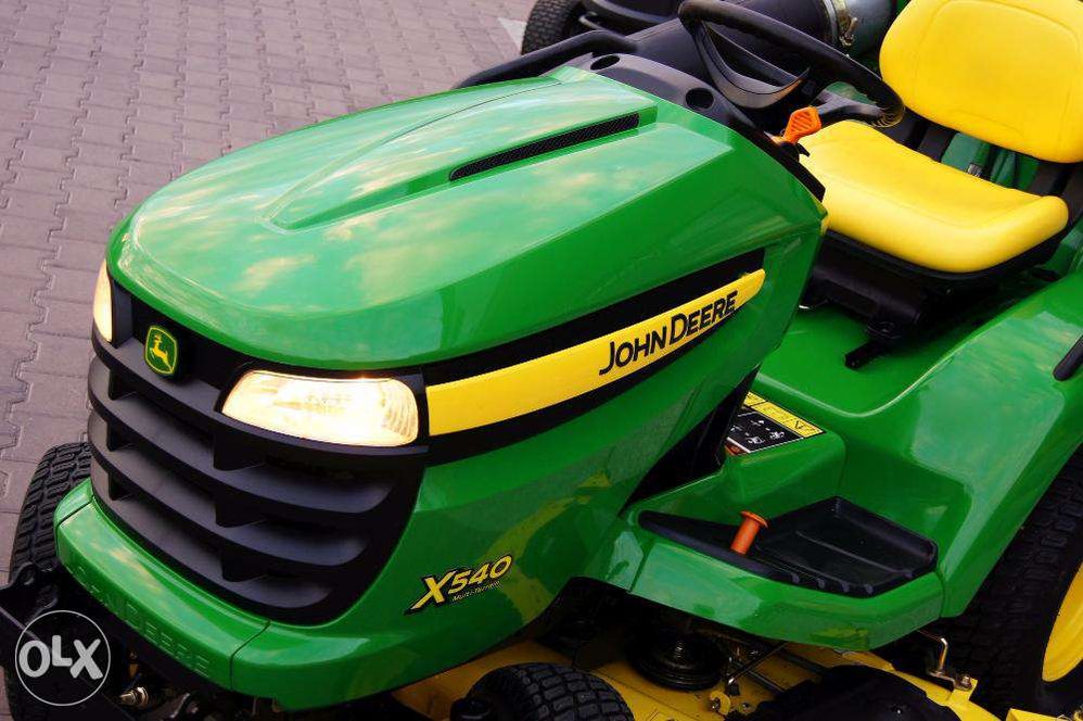 Kosiarka traktorek John Deere x540 26KM+wspomaganie+kosz 450L