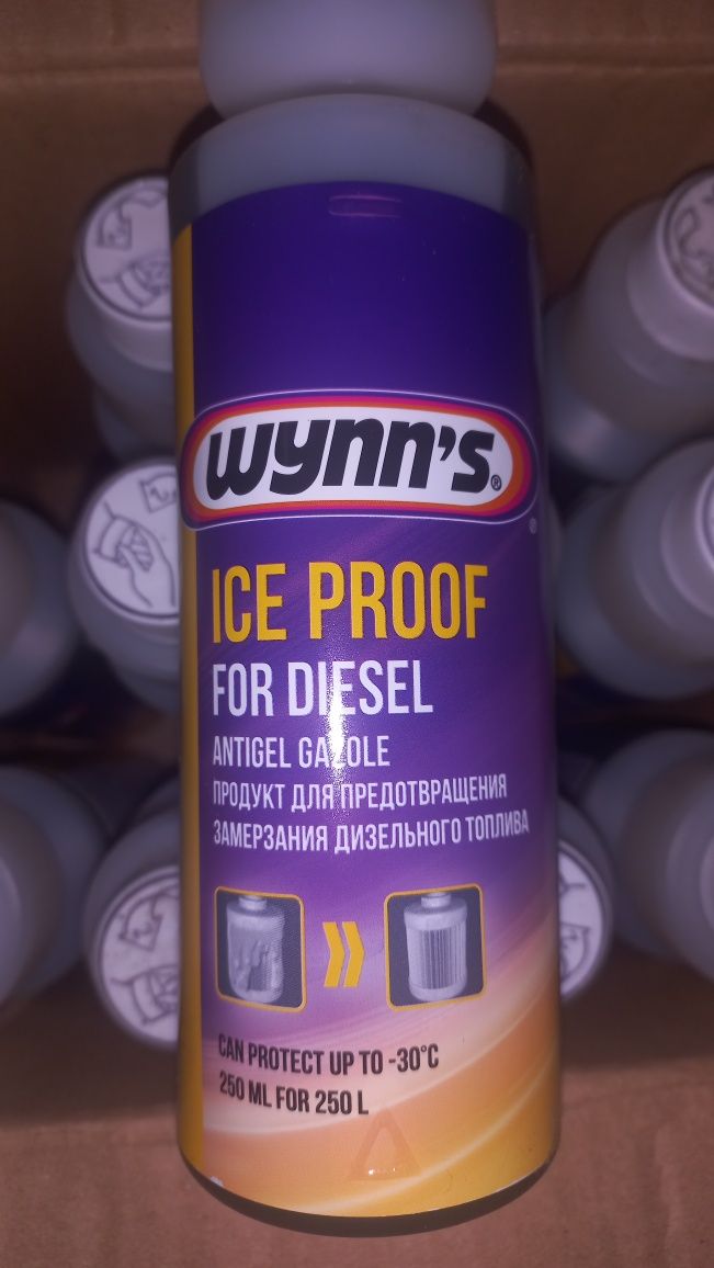 Антигель,присадка WYNN'S ICE PROOF для дизельного топлива 250 мл