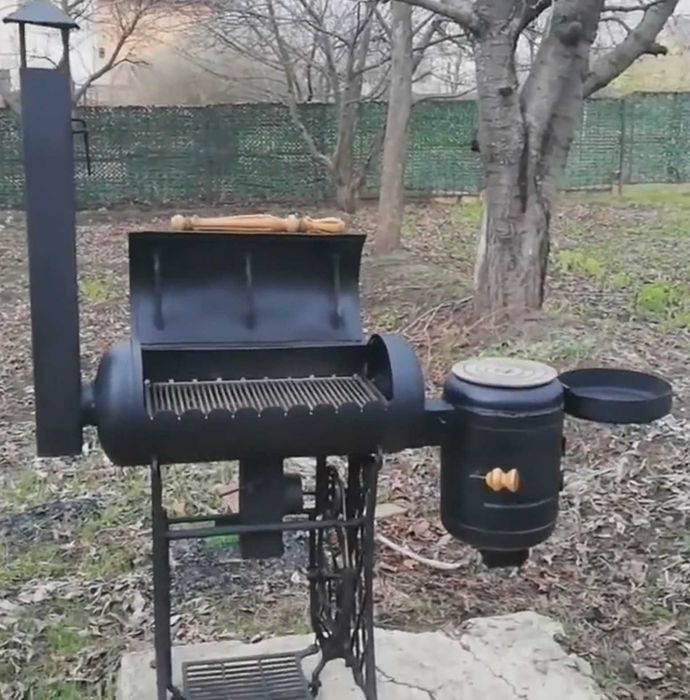 Мангал из газового баллона, коптильня КАЗАН, BBQ, гриль (торг, пишите)