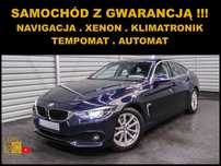 BMW Seria 4 Gran Coupe + 100% BEZWYPADKOWY + AUTOMAT + NAVIGACJA + Parktronik !!!
