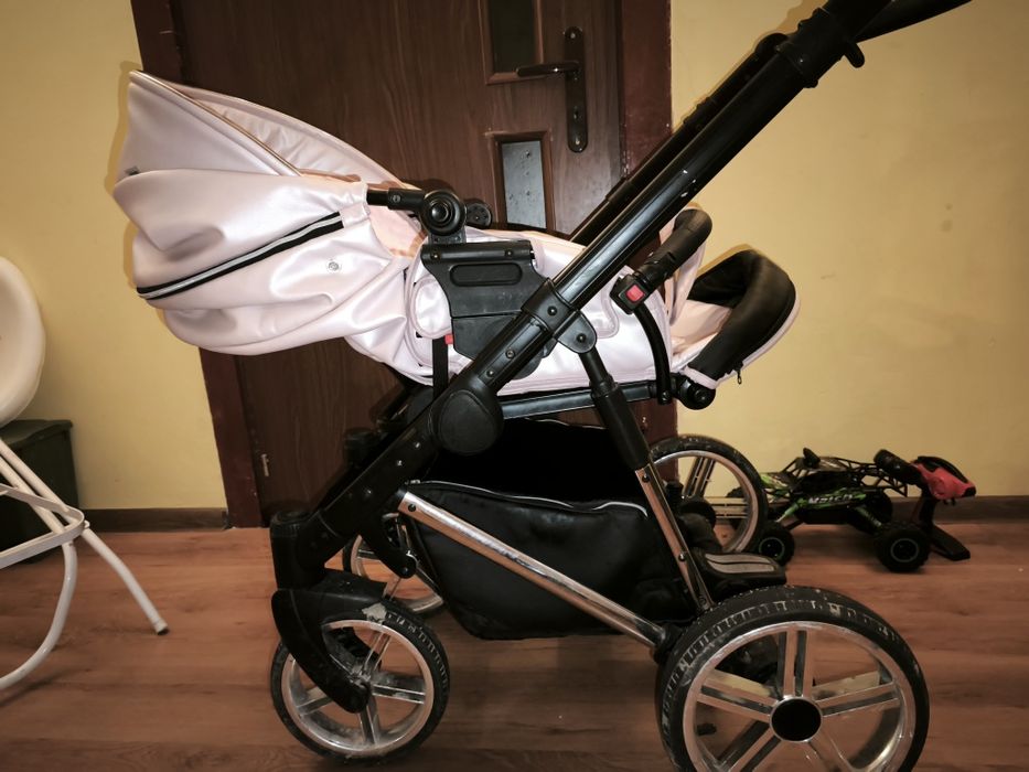 Wózek Adbor oxv 3d 4w1 różowy