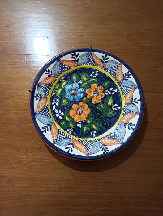 Prato antigo de decoração