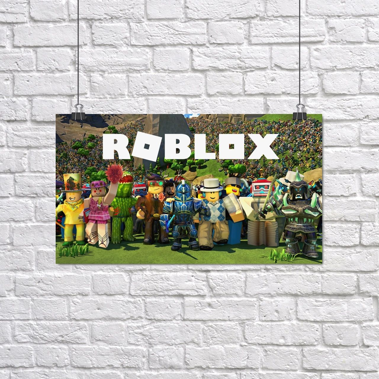 Роблокс, Roblox, постер, картина на полотні