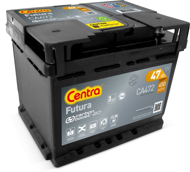 Akumulator Centra Futura 47Ah 450A Wyzwolenia 3A