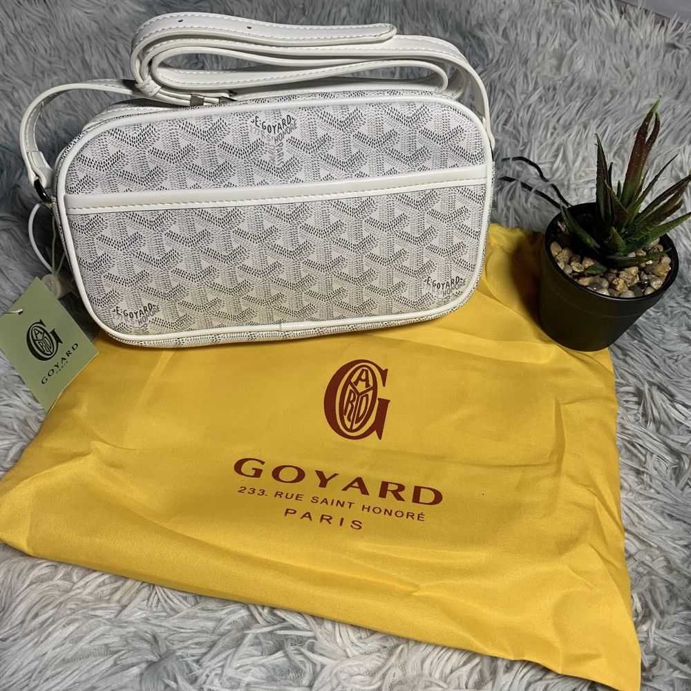 Сумка Goyard гоярд, гаярд | шкіряна бананка мессенджер