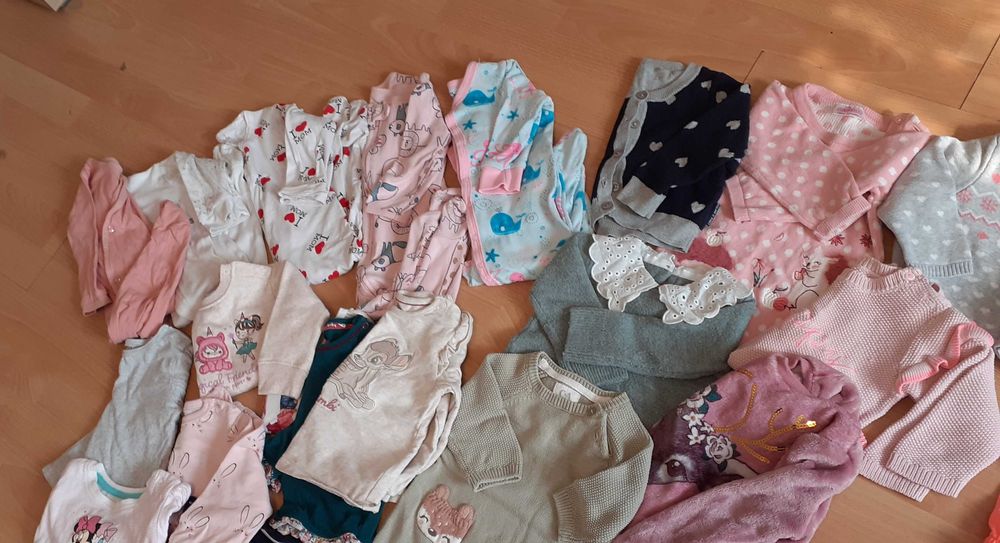 DUŻY zestaw ciuszki dla DZIEWCZYNKI 68 74