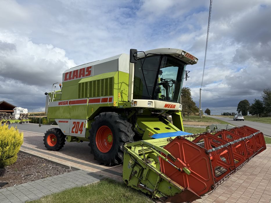CLAAS MEGA 204 PIĘKNY STAN! Mercedes! heder 5,10! lexion dominator