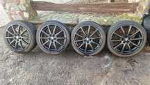 VW felgi aluminiowe 5x100 ET39 FJx18 DOT 3922 4x7mm