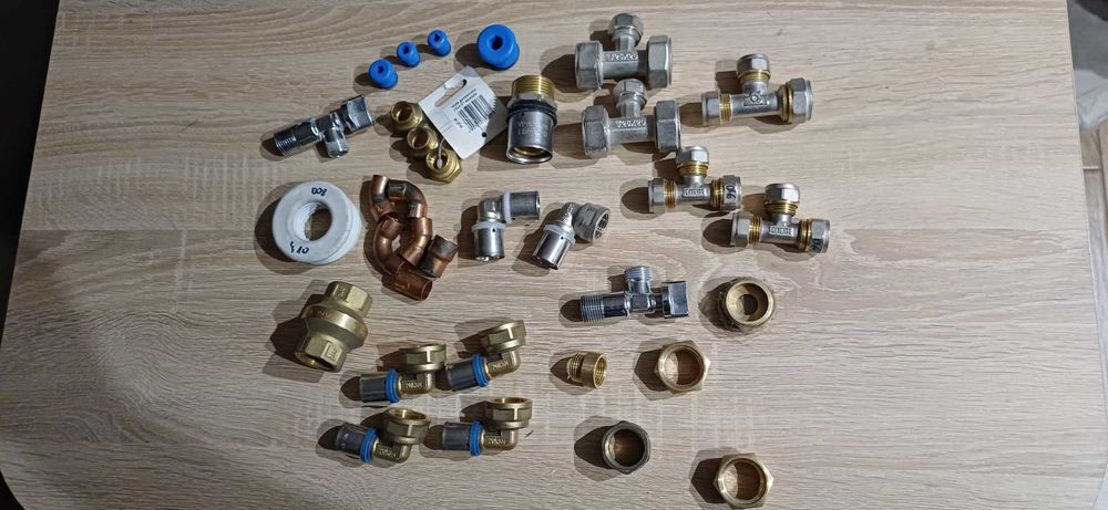 Kształtki hydrauliczne pex miedź kolana zawór zwęzka