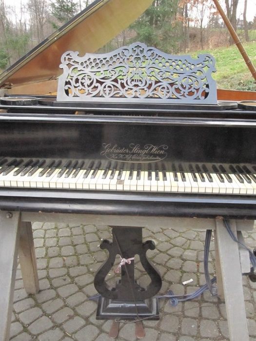 Fortepian Gebruder Stingl Wien dł. 185cm WIEDEŃSKI