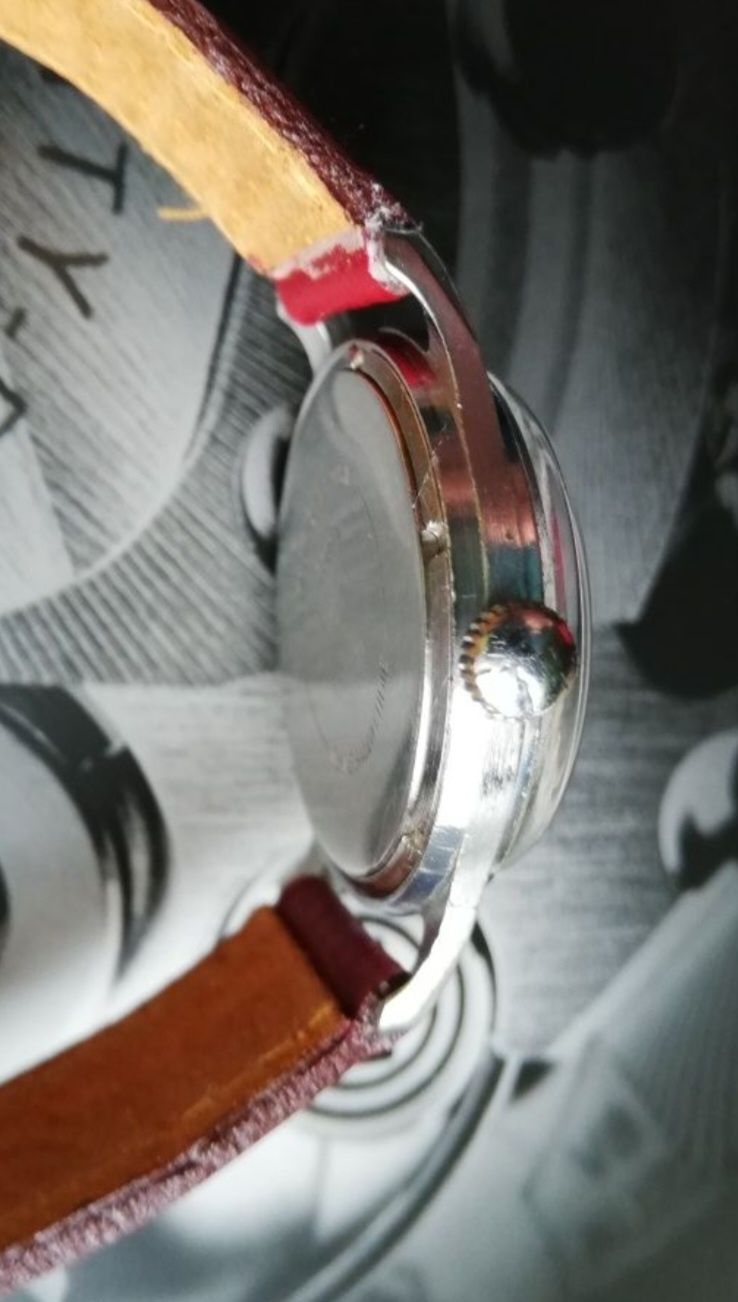 Wostok Precision Class 22 kamnia,34mm biały mechanizm .