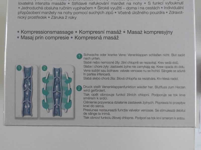 Masażer Aparat do masażu żył w nogach Sanitas SFM 90