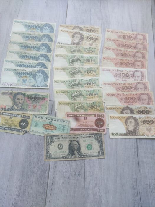 Sprzedam banknoty kolekcjonerskie