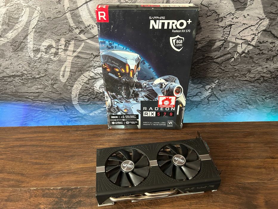 Выгодно! Игровая видеокарта AMD RX 570 8GB GDDR5 Sapphire Гарантия!