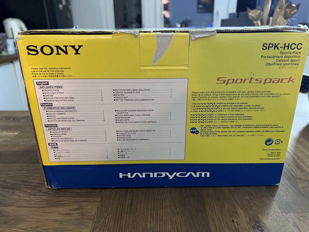 Sony SPK-HCC Sportowa obudowa ochronna do kamery Handycam