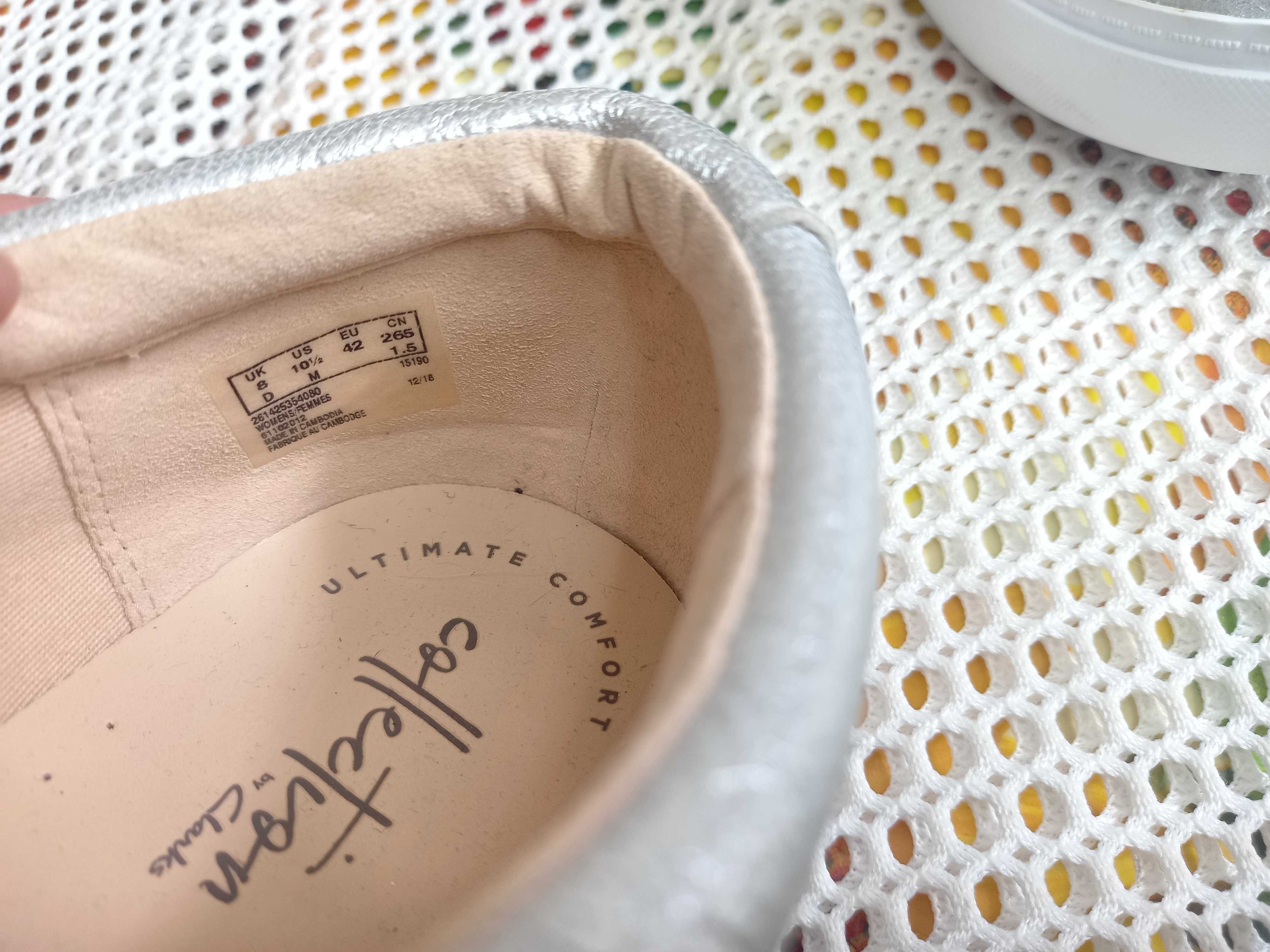 Кроссовки мокасини clarks 42р