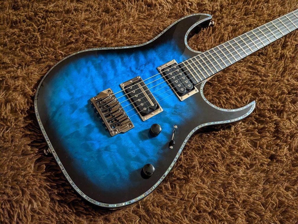 Идеал Ibanez Iron Label RGIX20 FEQM + DiMarzio Crunch lab &  Liquifire