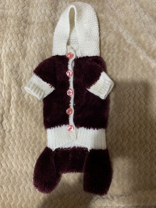 Вязанная одежда для собак /такса