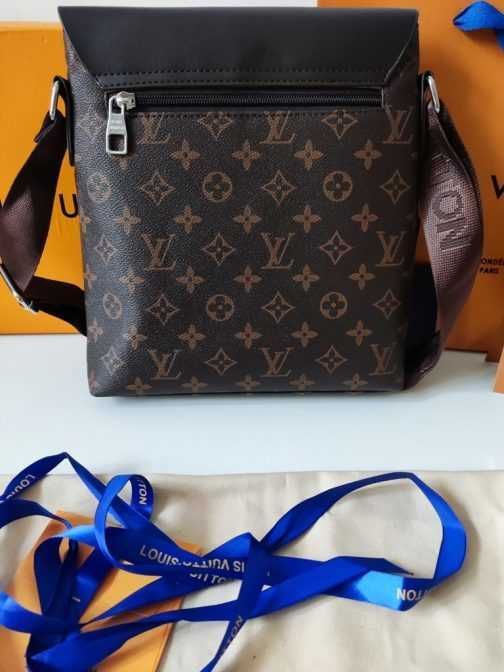 LOUIS VUITTON męska torba Listonoszka, skóra, Francja 0516