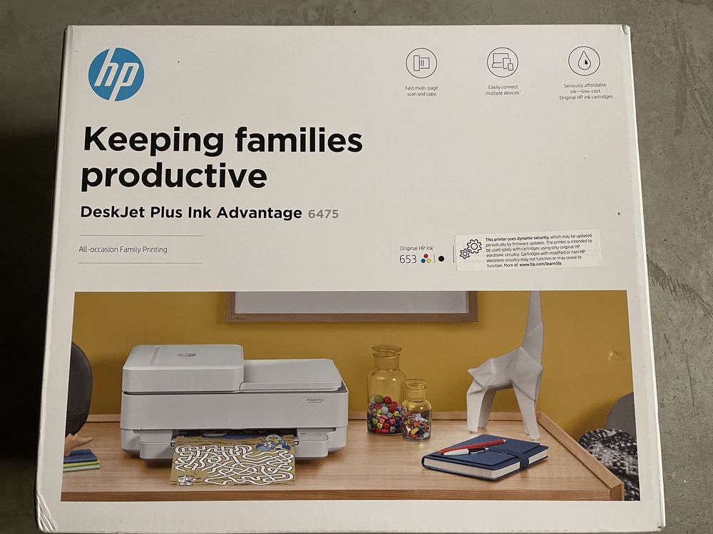 Urządzenie wielofunkcyjne HP DeskJet Plus Ink Advantage 6475