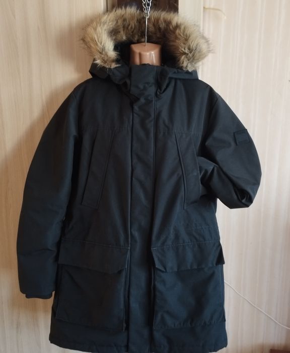 Парка Reserved чоловіча зимова тепла куртка батал оверсайз великий роз