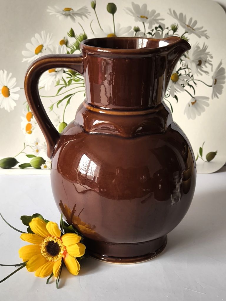 Dzbanek duży wazon piękna stara ceramika