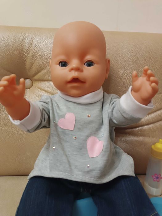 Пупс. Бейби Борн. Бейбі Борн. Yl toys. 45 cм. Пупсик.Лялька.Baby born.