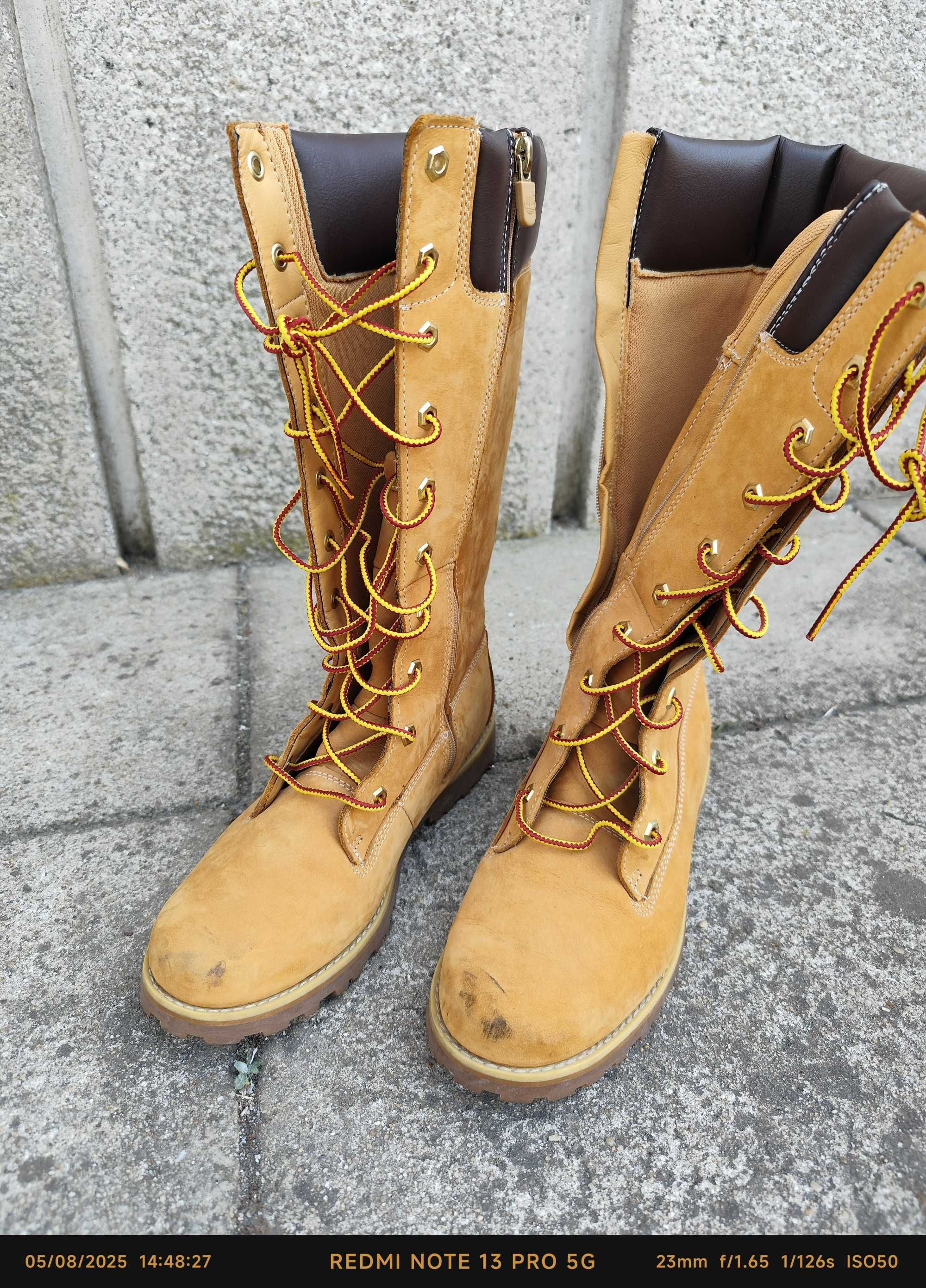 Botas impermeável com atacadores Premium 14 inch para mulher
