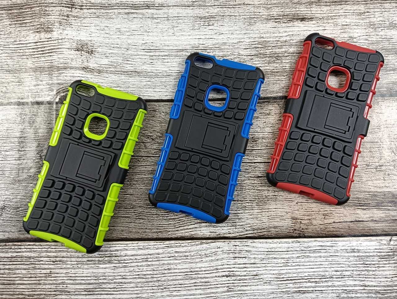 Etui Pancerne Hybrid do Huawei P10 Lite + Szkło Hartowane