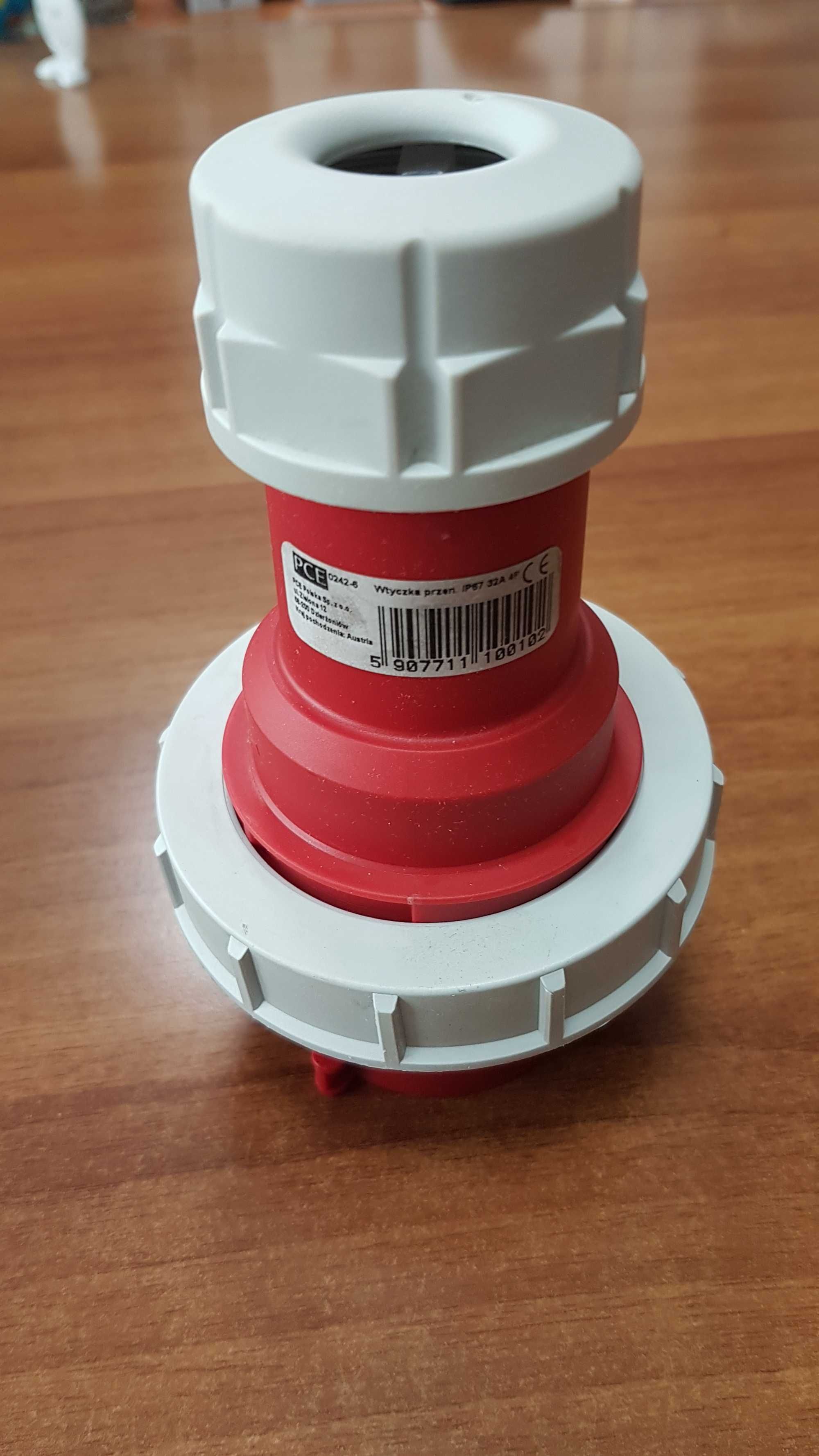 PCE Wtyczka przenośna "Twist" 32A 3P+Z 400V IP67