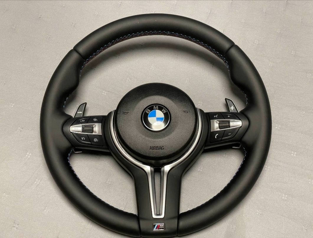 Bmw f10 f11 f01 f06 f12 f13 volante desportivo com patilhas NOVO !