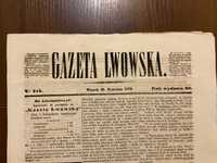 1870 Gazeta Lwowska Газета Львівська