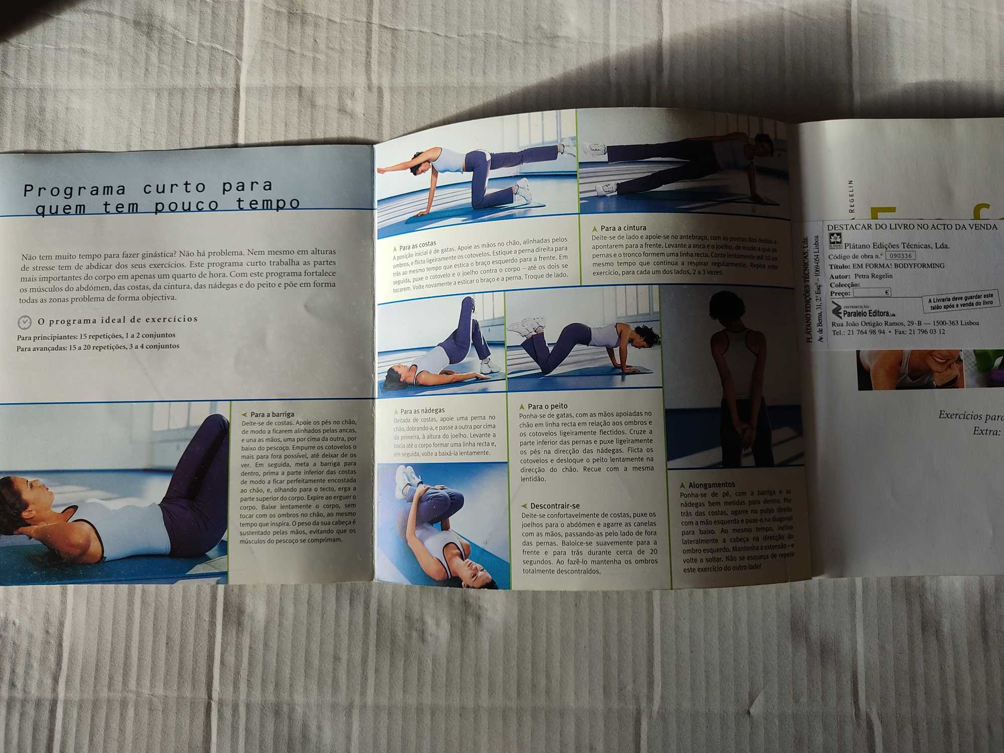 Livro Em forma! Bodyforming de Petra Regelin