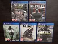 Call of duty PS4 - zestaw 5 gier w idealnym stanie