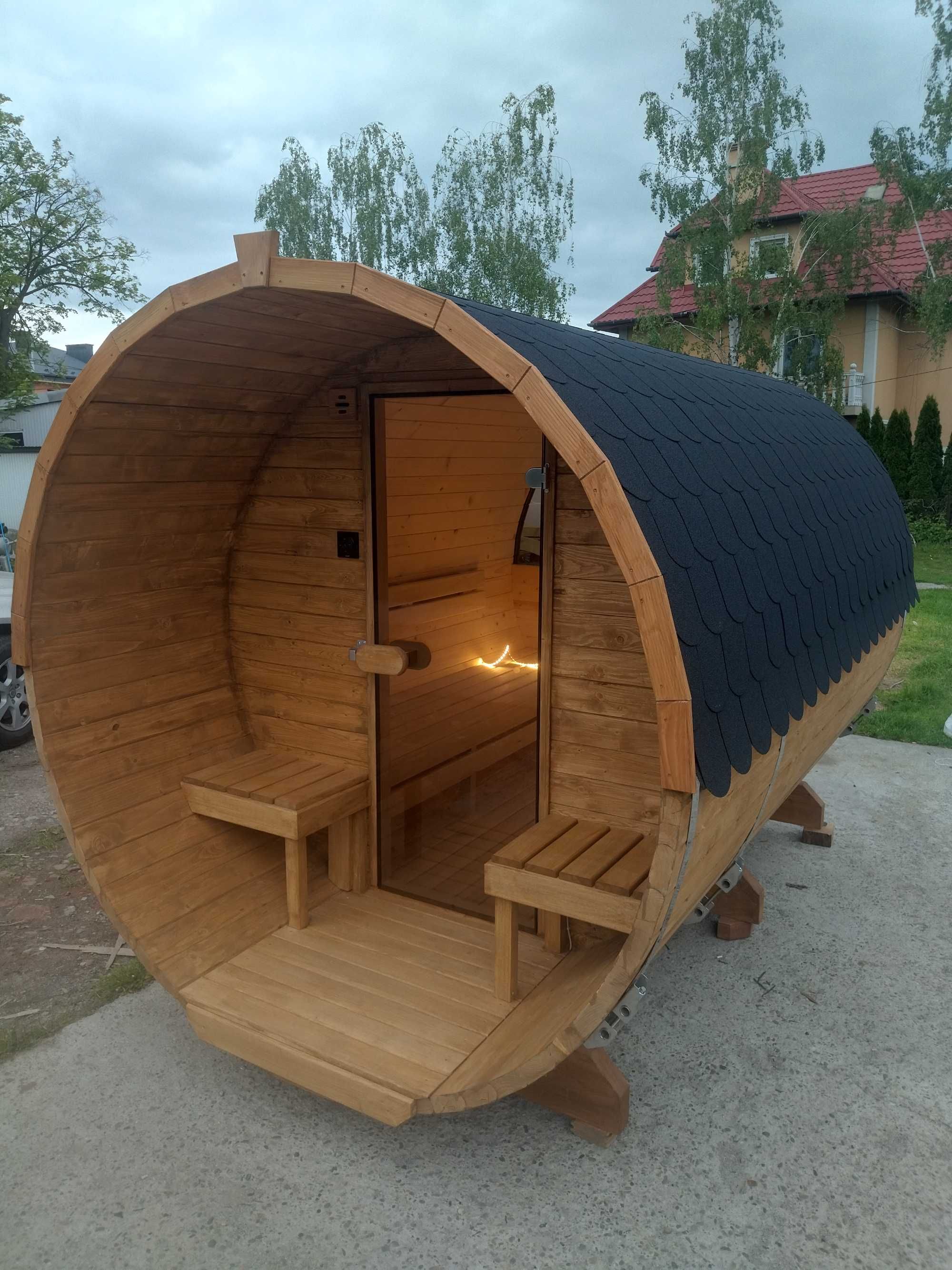 Sauna ogrodowa,piec+komin,solidne wykonanie,transport w całej Polsce