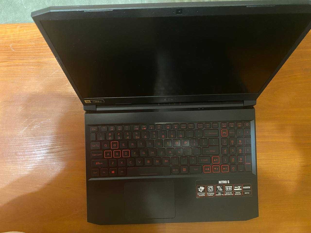 Игровой ноутбук Acer Nitro 15.6”IPS 144Hz / Core i5 11400H/ RTX-3050Ti