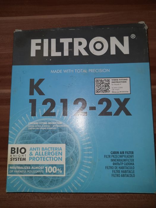Filtr kabinowy K 1212-2x mazda