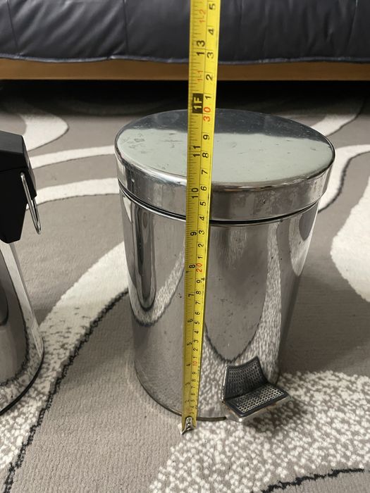 Мусорное ведро нержавейка ,мусорне відро з педалькою,смітник для ванни