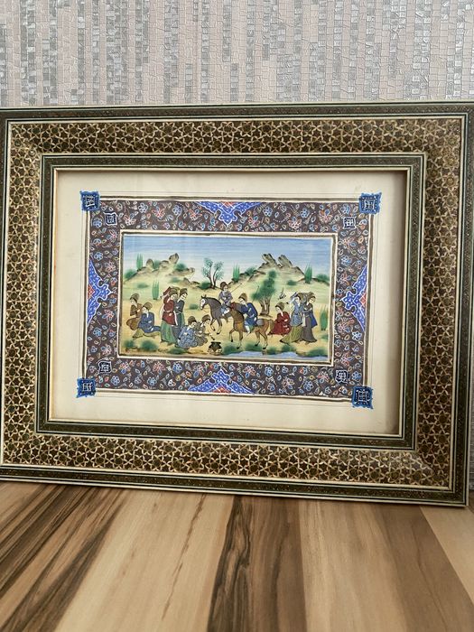 Картина,Портрет. Живопись,Акварель,Винтаж.Редкость.